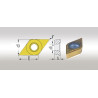 Jeu de 5 plaquettes ISO CCMT09T304 Optimum - Optimachines