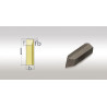 Jeu de 5 plaquettes filetage 60° pour porte outils 6/13/15 - Optimachines