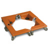 Matériel de transport Unicraft Jeu de 4 coins roulants - Optimachines