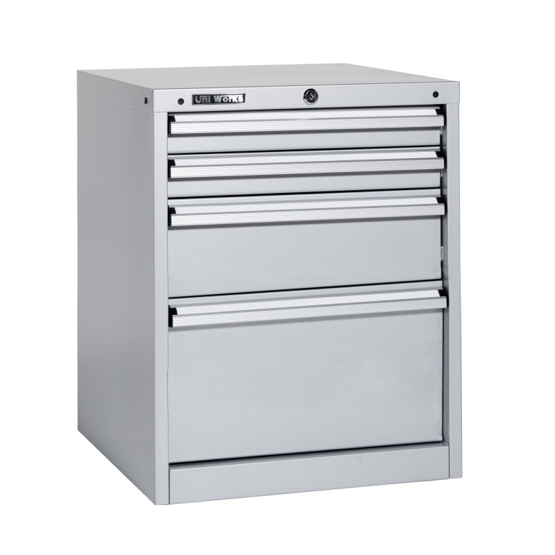 Caisson posés sous établi Uniworks Caisson 5 tiroirs sur roulettes - Optimachines
