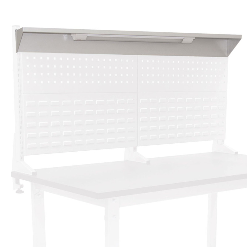 Panneau pour établi Uniworks  Tablette horizontale casquette largeur 1200 mm