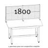 Panneau pour établis Uniworks Cranté largeur 852 mm - Optimachines