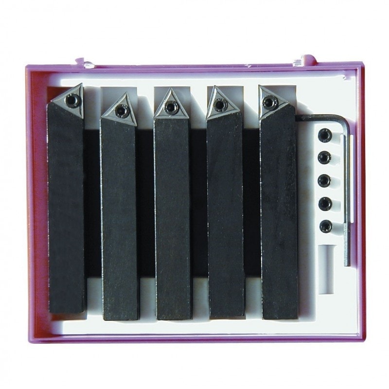 Jeu de 5 outils 6 x 6 à plaquettes Jeu de 5 outils 6 x 6 à plaquettes