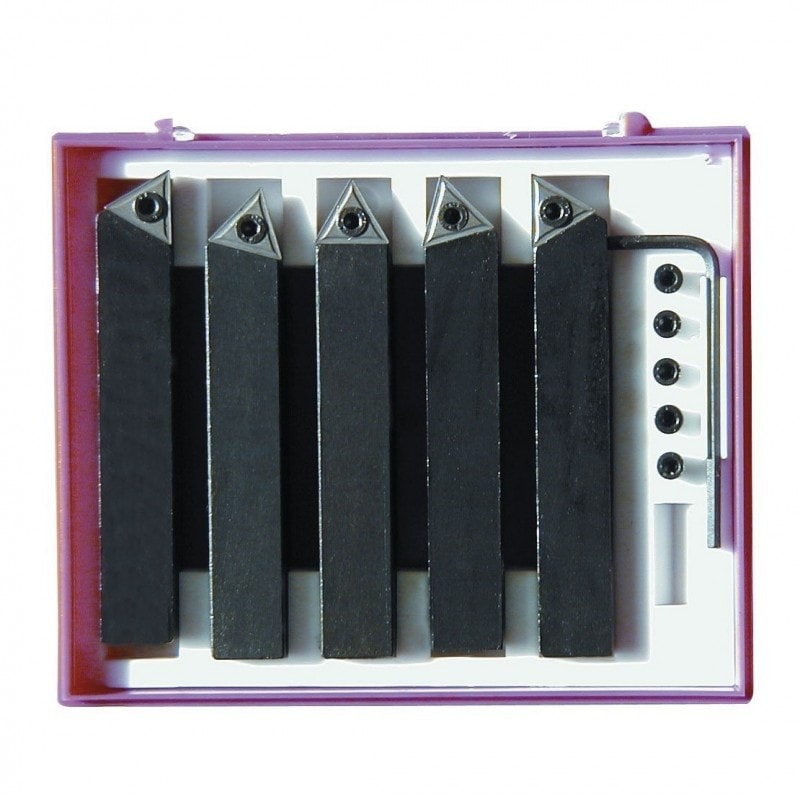 Insert de Remplacement Porte-outil Tournage Tour APMT1604PDER DP5320 Plaquettes de Carbure Lames Outil de Tournage Coupe pour Traite 10 Pièces Plaquettes de Tournage en Carbure