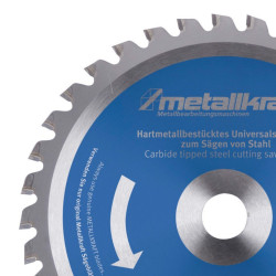 Lames de scie HSSDM05 Metallkraft - Optimachines