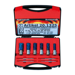 Coffret de fraises à carotter HSS-XE Blue Line 30 - Optimachines