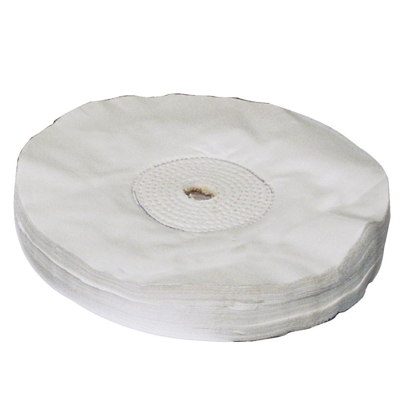 Disque souple de lustrage pour polissoirs Optimum - Optimachines