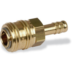 Raccord avec embout tuyau 13 mm, raccord rapide - Optimachines