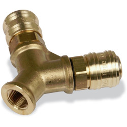 Répartiteur triple raccord 2/8" FI, démultiplicateur - Optimachines