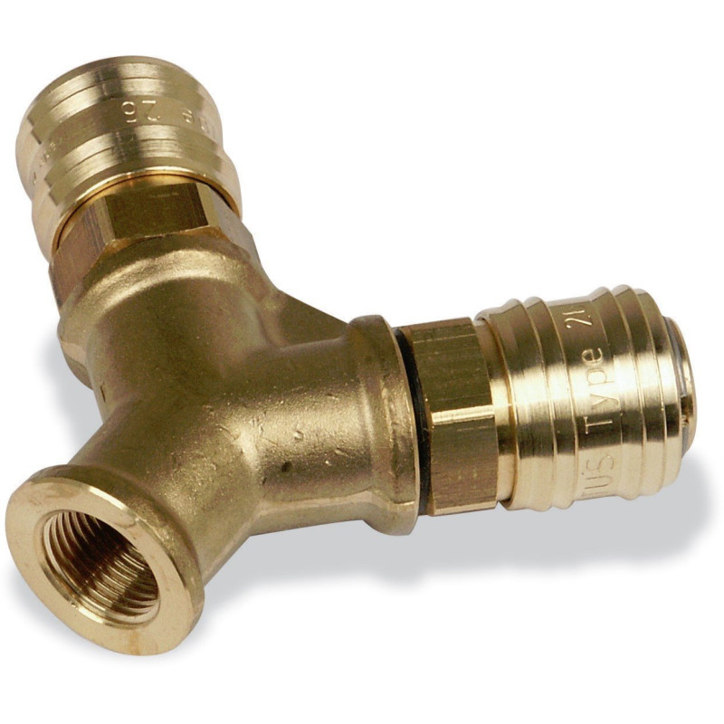 Répartiteur triple raccord 3/8" FI, raccord en y - Optimachines