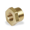 Réducteur court FI/FE 1/8" x 3/8", raccord laiton - Optimachines