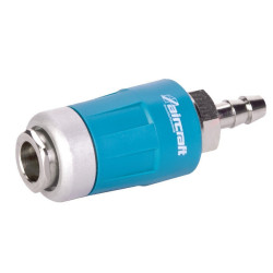 Raccord 8 mm avec embout tuyau, raccord pneumatique - Optimachines