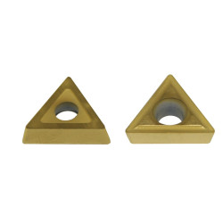 Plaquette 3 faces pour KE 6, outil a chanfreiner ébavurer - Optimachines