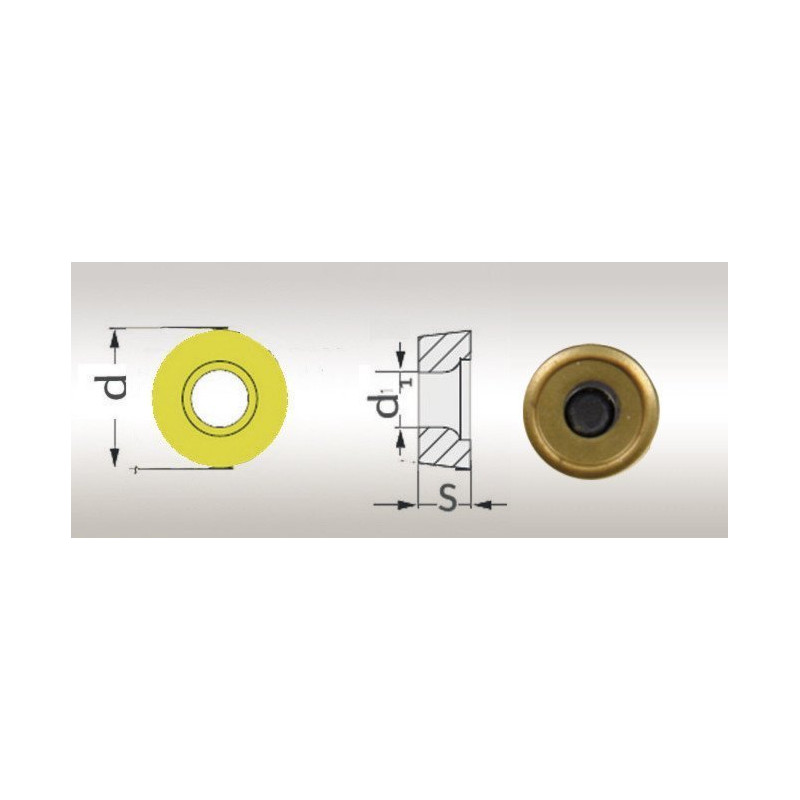 Jeu de 5 plaquettes ISO RNMM1003MO Optimum - Optimachines