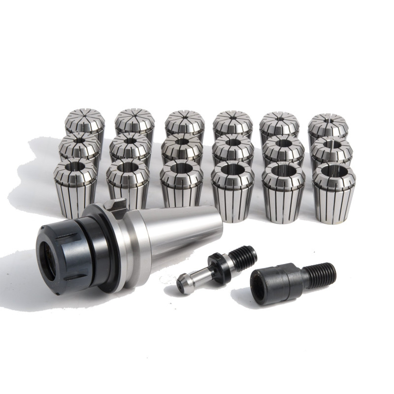 Coffret porte-pinces + 18 pinces SK50/ER32 - Optimachines