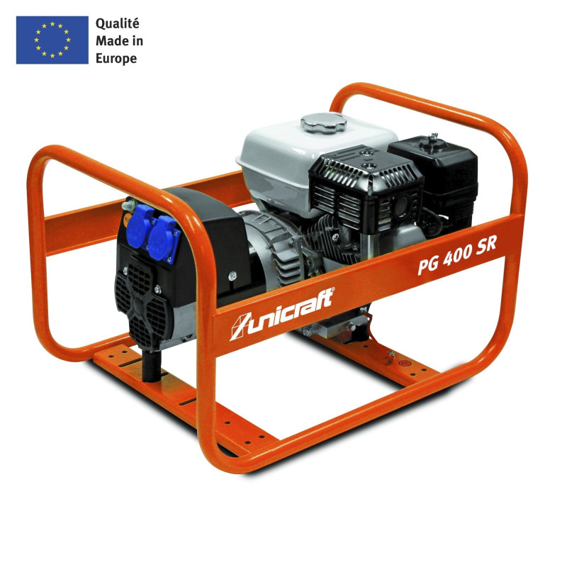 Groupe électrogène Unicraft PG 400 SR - Optimachines