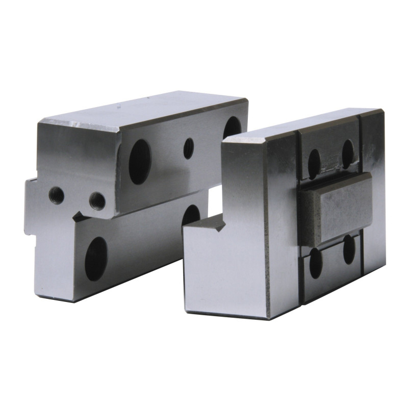 Mors en L (2 pcs) pour étaux HCV 125 - Optimachines
