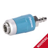 Raccord 6 mm avec embout tuyau, raccord pneumatique - Optimachines