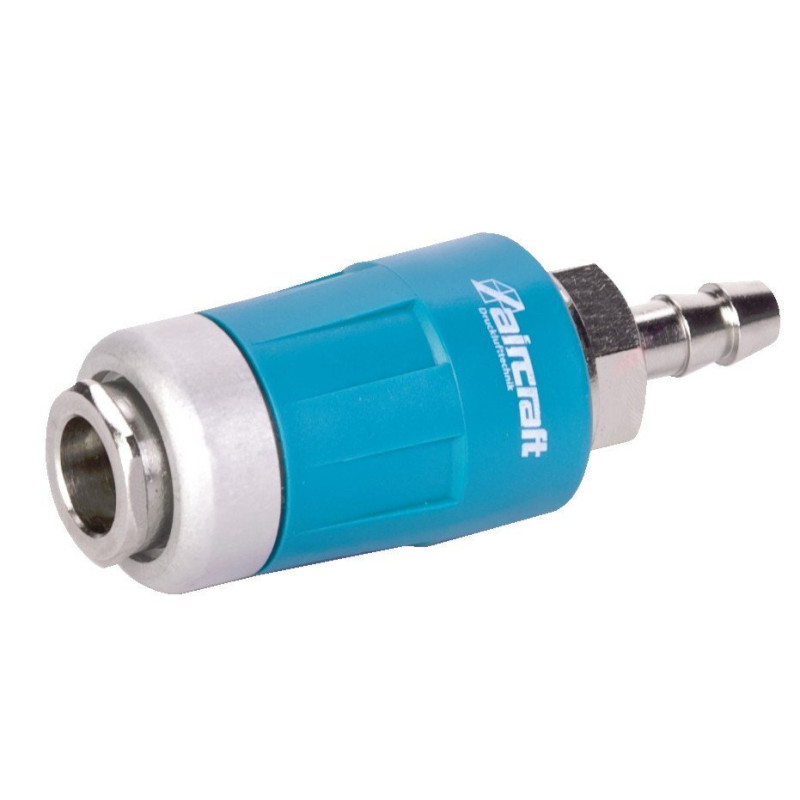 Raccord 10 mm avec embout tuyau, raccord pneumatique - Optimachines