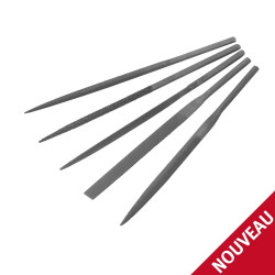 Accessoire pour compresseur Aircraft Set de 5 limes FS 5 - Optimachines