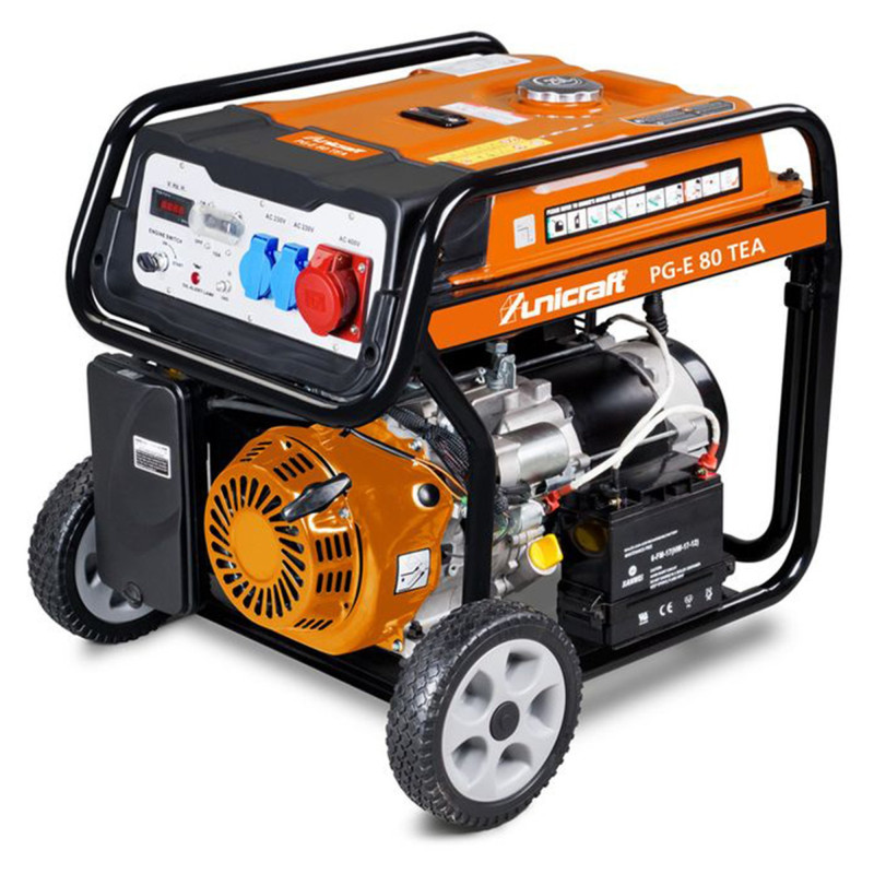 Groupe électrogène Unicraft PG-E 80 TEA - Optimachines
