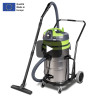 Aspirateur eau/poussières en inox 62L  professionnel cuve basculante  Cleancraft wetCAT 362 IET