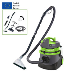 Aspirateur injecteur pour tissus 16L  semi-professionnel  Cleancraft flexCAT 116 PD