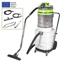 Aspirateur avec filtre à huile 90L  pour poussières et liquides  Cleancraft flexCAT 390 EOT