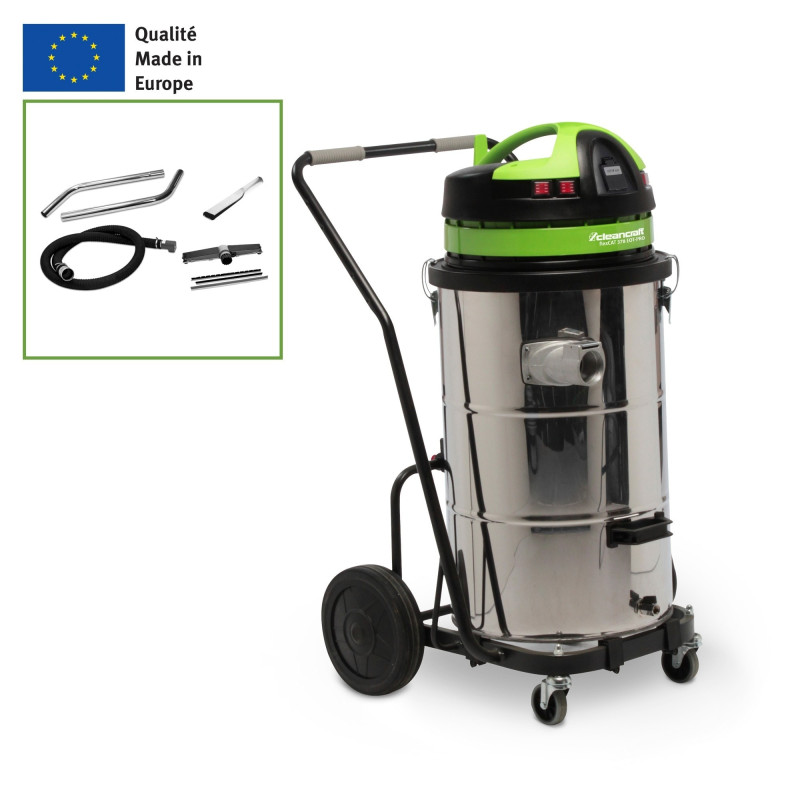 Aspirateur spécial industrie 78L  Tamis huile et métal  Cleancraft flexCAT 378 EOT-PRO