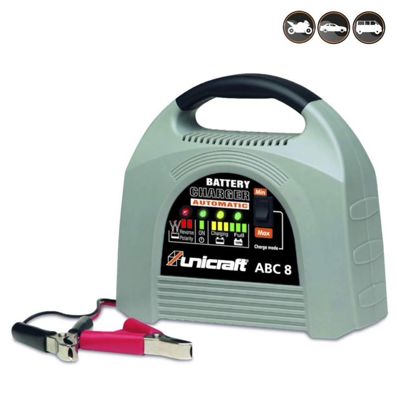 Chargeur de batterie Unicraft Chargeur automatique ABC 8 - Optimachines