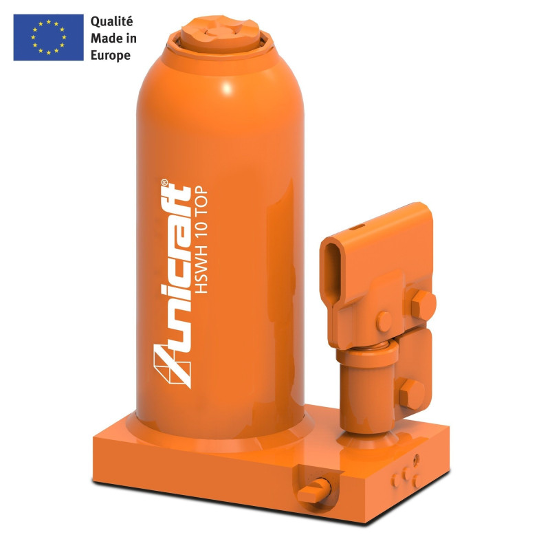 Crics pour véhicules Unicraft Cric bouteille HSWH 10 TOP - Optimachines