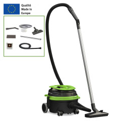 Aspirateur à poussières 12L  professionnel silencieux  Cleancraft flexCAT 112 Q