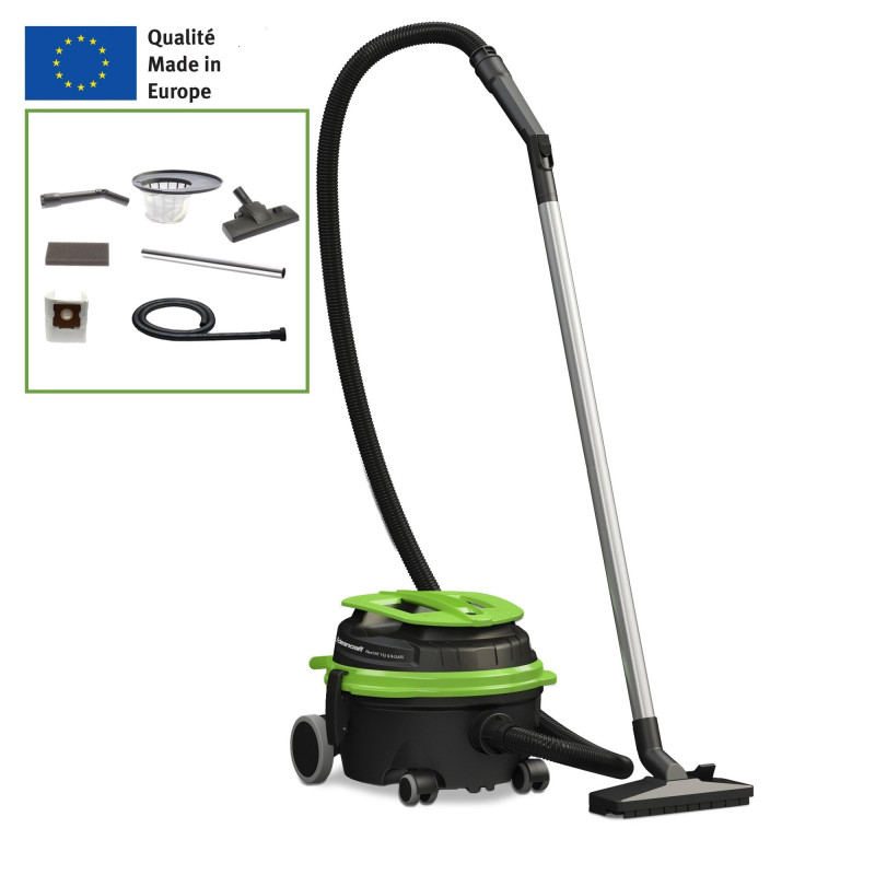 Aspirateur à poussières 12L  professionnel silencieux  Cleancraft flexCAT 112 Q