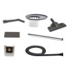 Aspirateur à poussières 12L  professionnel silencieux  Cleancraft flexCAT 112 Q