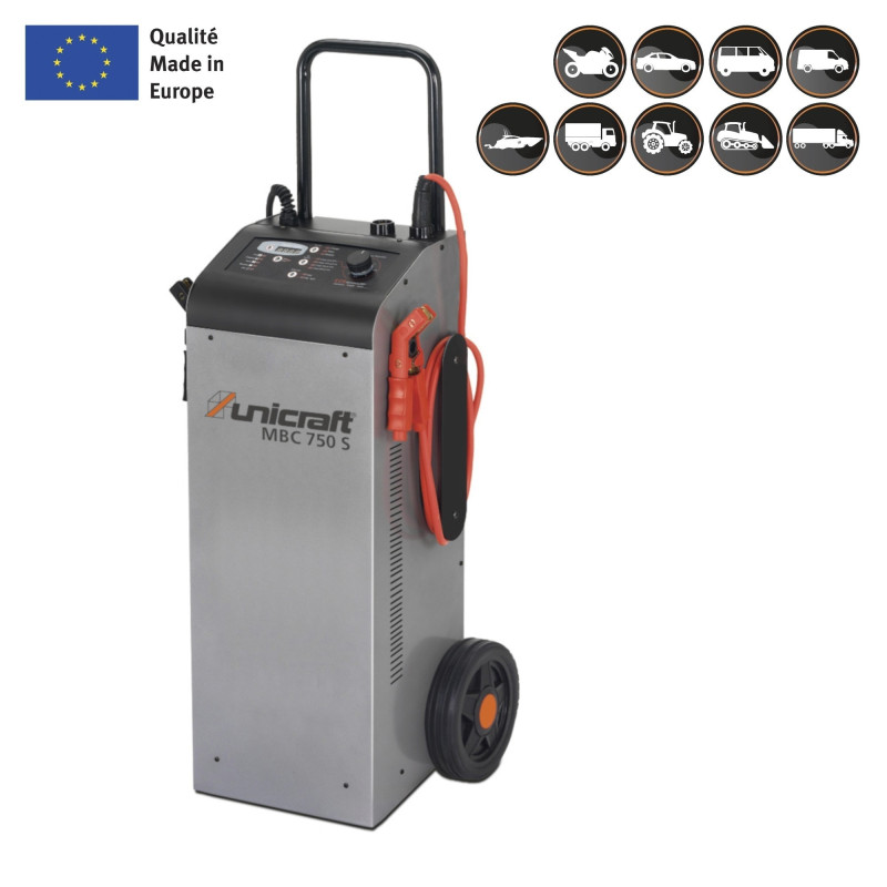 Chargeur de batterie Unicraft Chargeur/démarreur MBC 750 S - Optimachines
