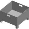 Bac à copeaux pour BMBS 230 x 280 HA-DG |Accessoires pour scie à ruban