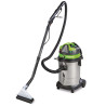 Aspirateur injecteur pour tissus 33L professionnel en inox  Cleancraft flexCAT 133 IPD