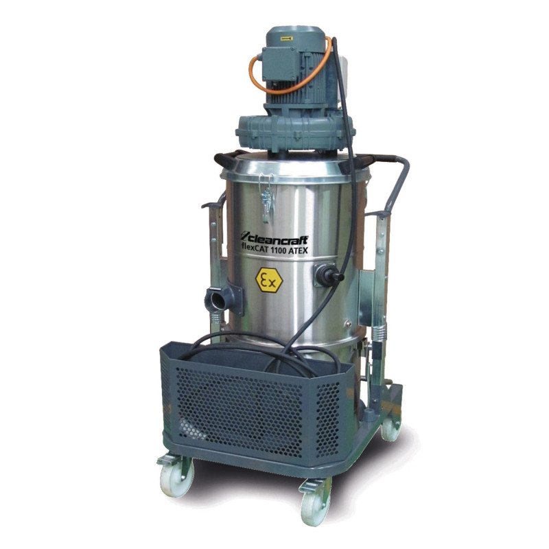 Aspirateur d'atelier ATEX 100L  3kw 400V  Cleancraft flexCAT 1100 ATEX