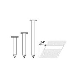 Accessoire pour compresseur Clous type RN 34°en bandes 3.10x70 (2500) - Optimachines