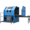 Cabine de sablage industrielle XL  à surpression, 400kg de charge  Uniworks PF 1515E