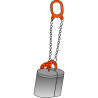 Appareil de levage Unicraft Pince de levage pour fûts FHK 1 - Optimachines