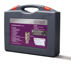 Coffret de fraises à carotter HSS-TiAlN - perceuse magnétique - Optimachines