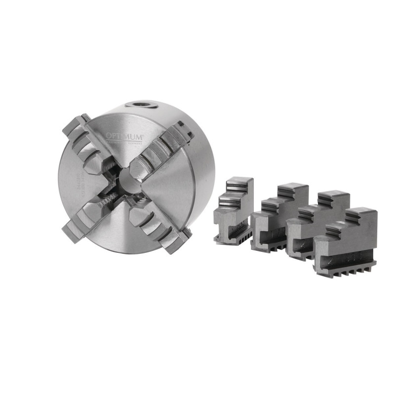 Mandrins 4 mors indépendants  Ø 125 mm - Optimachines
