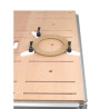 Serrage excentrique plastique Ø 30 mm, dimensions 100 x 44 mm  Holzkraft