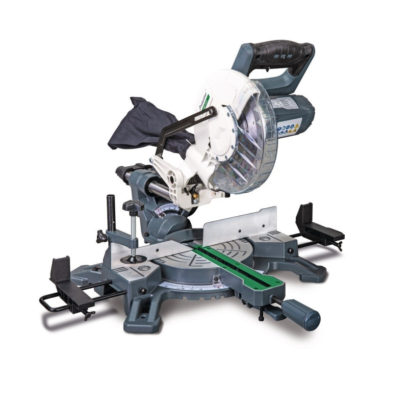 Scie à onglet radiale lame ø 210mm  fonction traction 1,5kw  Holzstar KGZ 210 E