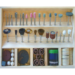 Ensemble d'outils  Holzstar 103 pieces in a wooden case - Optimachines