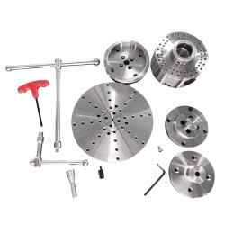 Kit Premium (coffret) mandrin 4 mors Ø 115 mm  Holzstar
