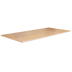 Plan de travail  Unicraft Beech multiplex, 1250 x 800 mm - Optimachines
