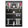 Système de serrage  Unicraft For hole grid Ø 20 mm Set 2 - Optimachines