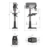 Perceuse verticale  Optimum DQ 32 - Optimachines